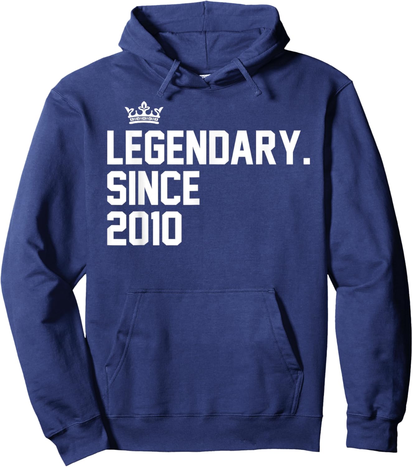 Retro Legendary Since 2010 15th Birthday 15 Year Old Hoodie - Hoodie | Navy