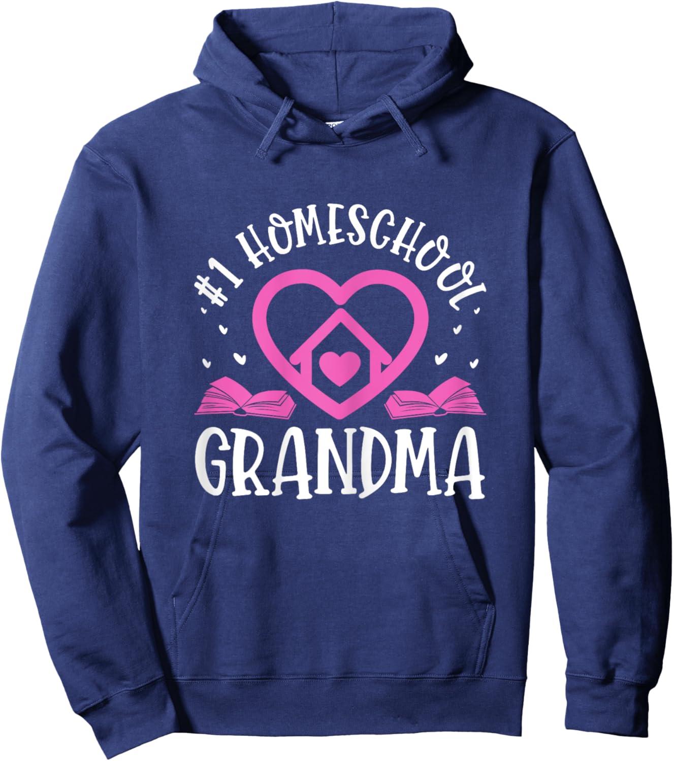 Homeschool Grandma Homeschooling Grandmother Hoodie - Hoodie | Navy