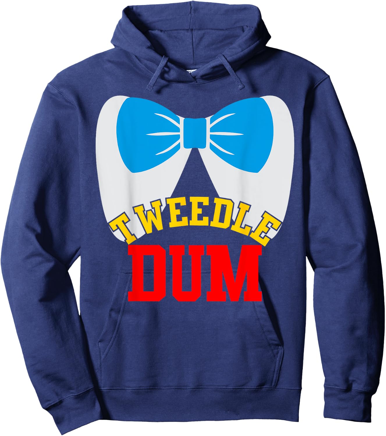 Tweedle Dee Dum funny matching halloween costume for couples Hoodie - Hoodie | Navy