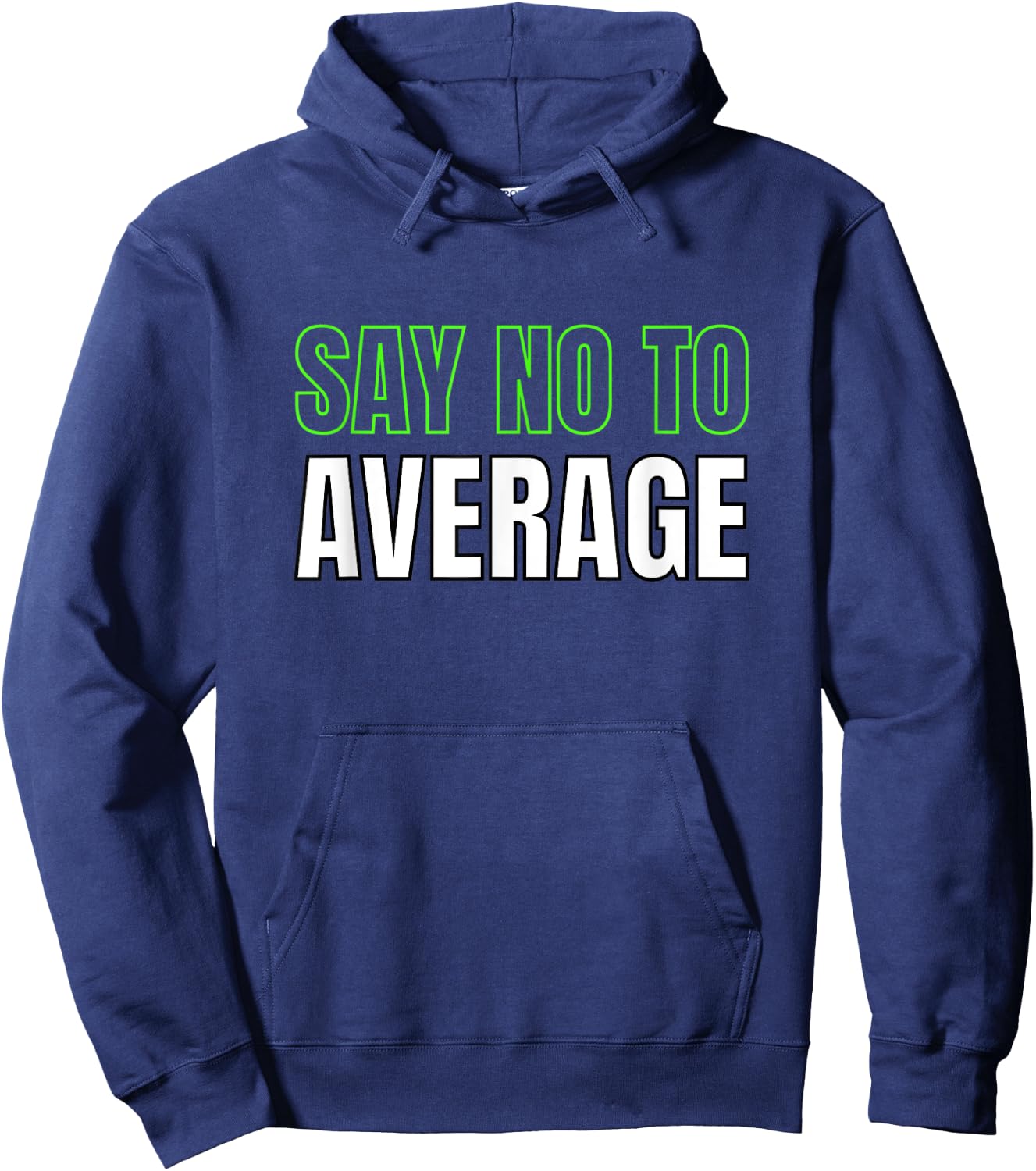 Athlete Motivational Workout Quote Fitness Clothing Hoodie - Hoodie | Navy
