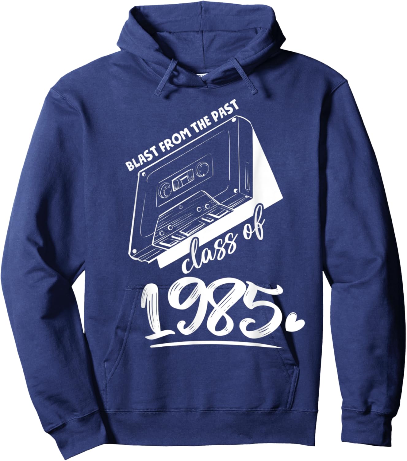 Reunion Class of 1985 School Graduation Blast From The Past Hoodie - Hoodie | Navy