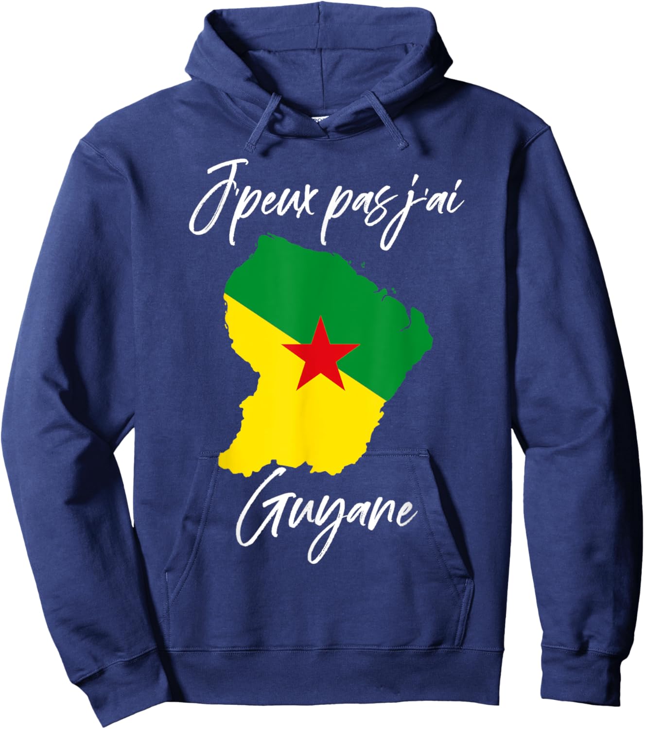 Je Peux Pas J'ai Guyana Men's Women's And Child , Black, S Hoodie - Hoodie | Navy