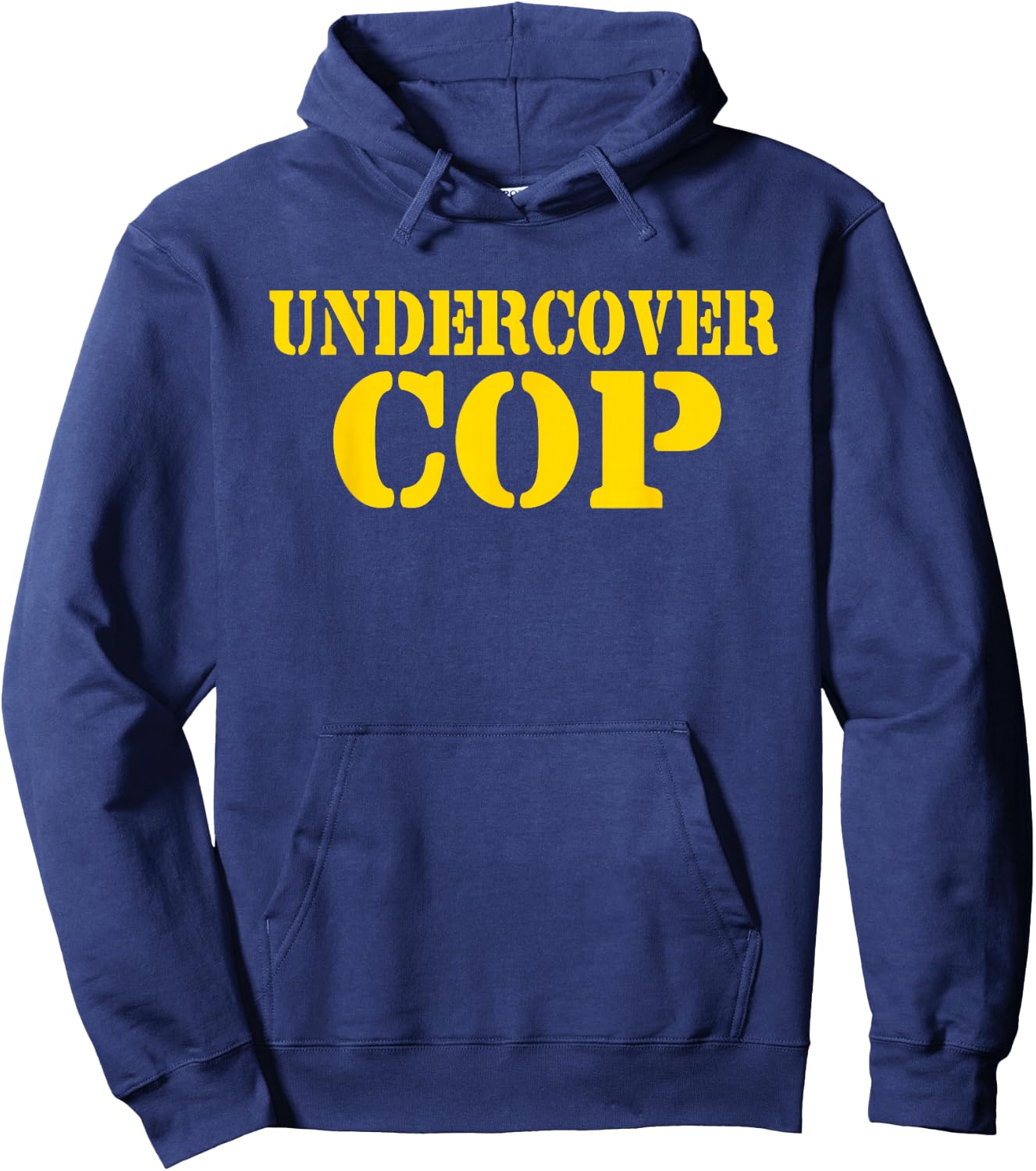 Undercover Cop - Simple Costume Party Novelty Hoodie - Hoodie | Navy