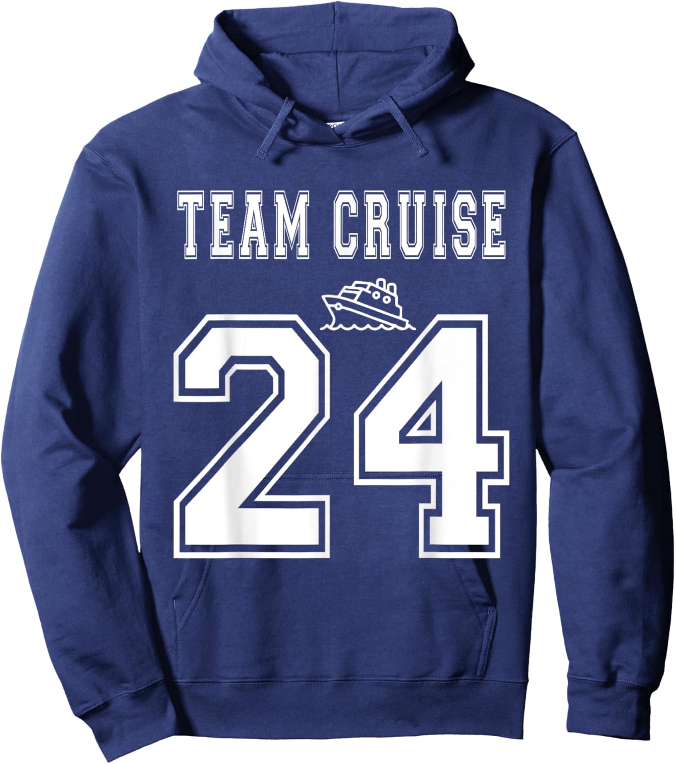 Team Cruise 2024 Squad Matching Friend Group Family Vacation Hoodie - Hoodie | Navy