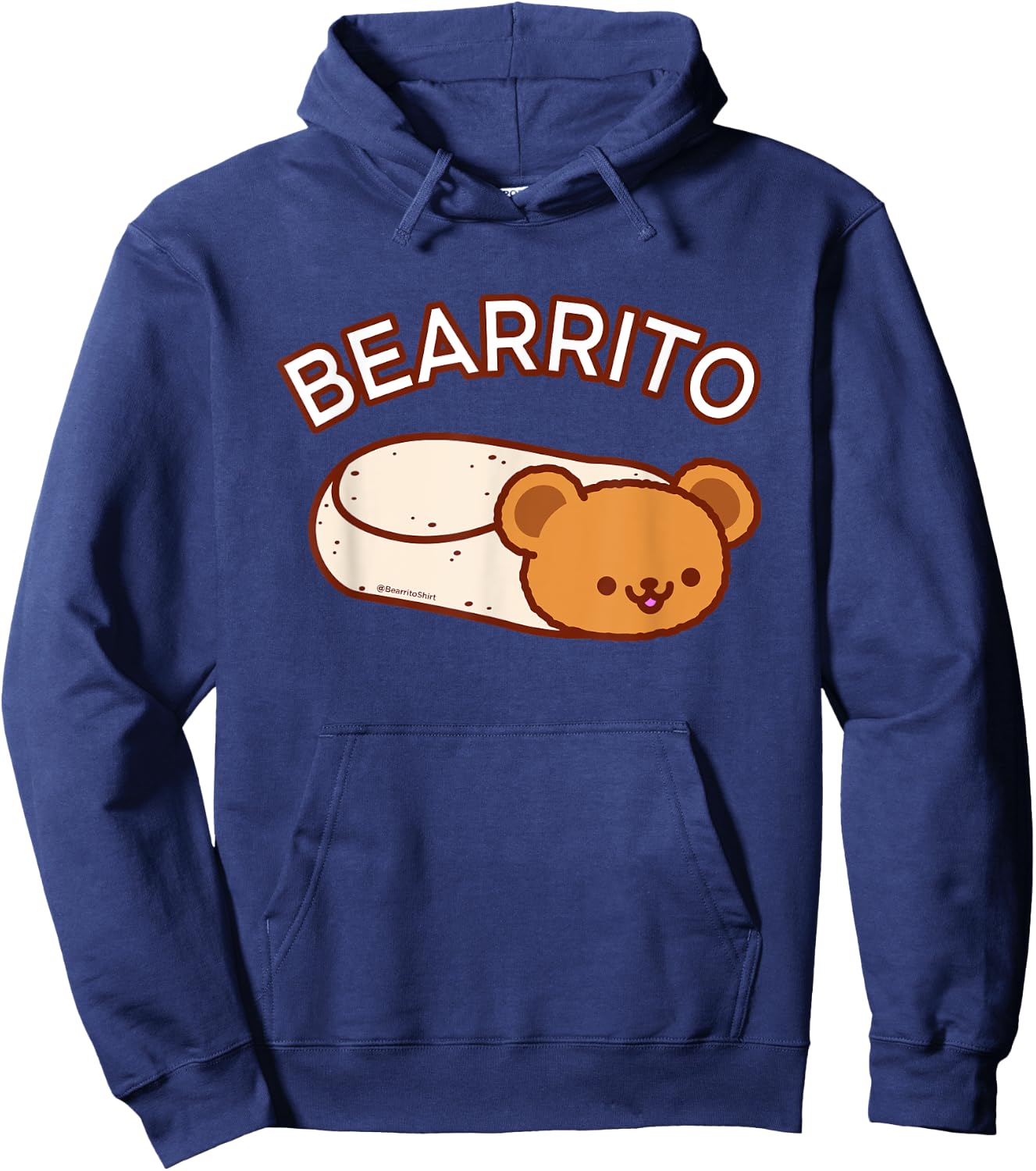Cute - BEARRITO - Teddy Bear Burrito Hoodie - Hoodie | Navy