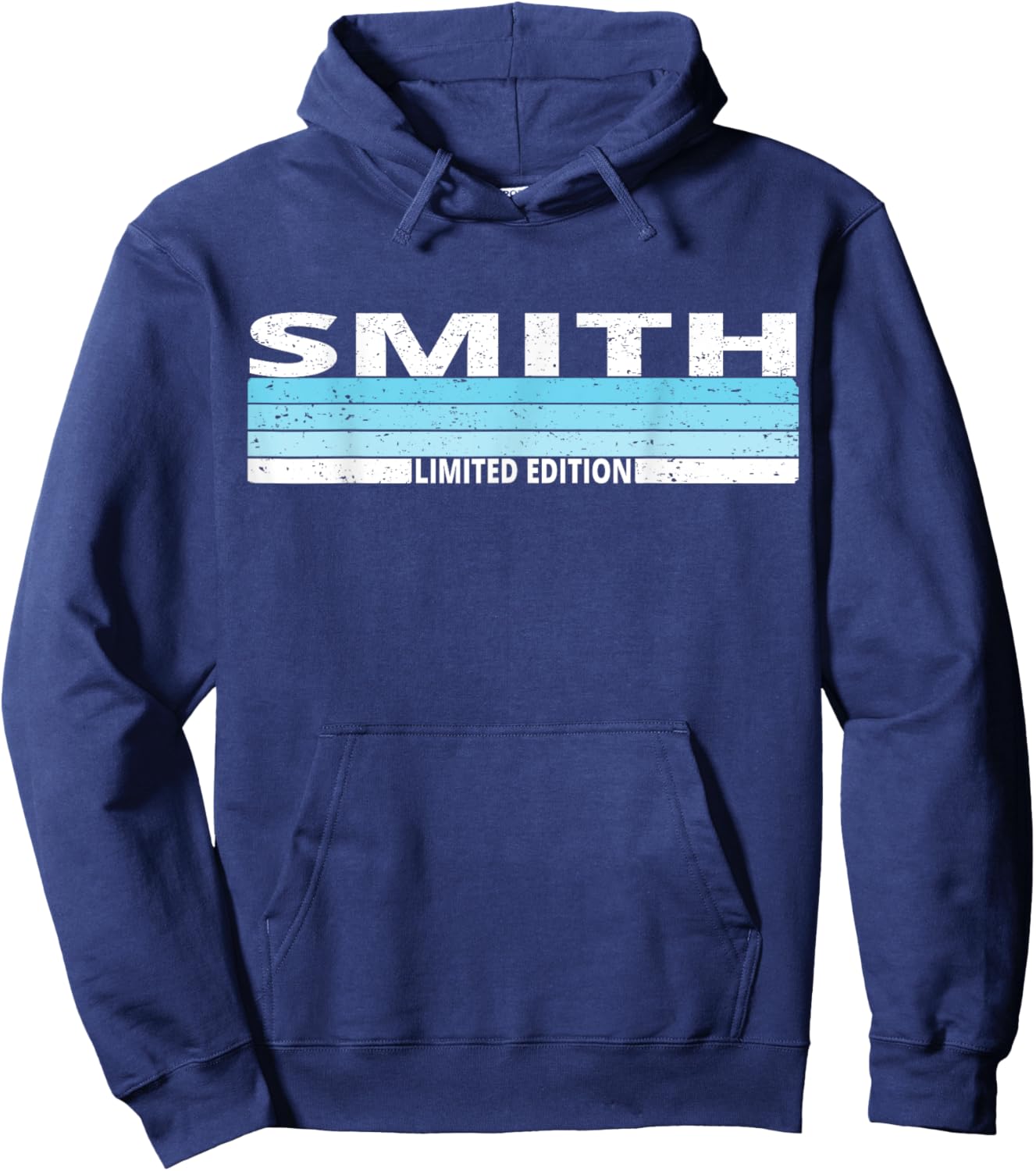 Smith Surname Birthday Family Reunion 80s 90s Blue Sunset Hoodie - Hoodie | Navy