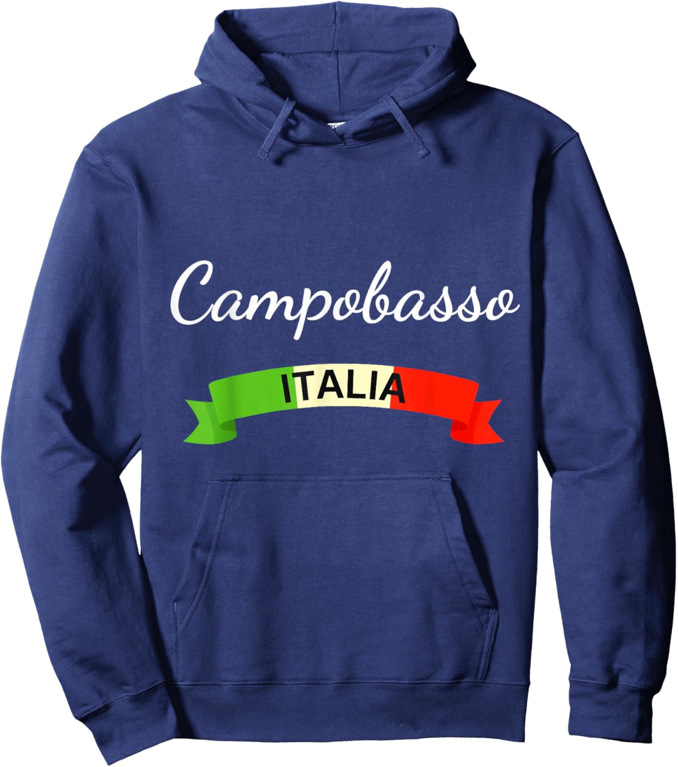 Campobasso Italy Flag Italia Souvenir Matching Italian Hoodie - Hoodie | Navy