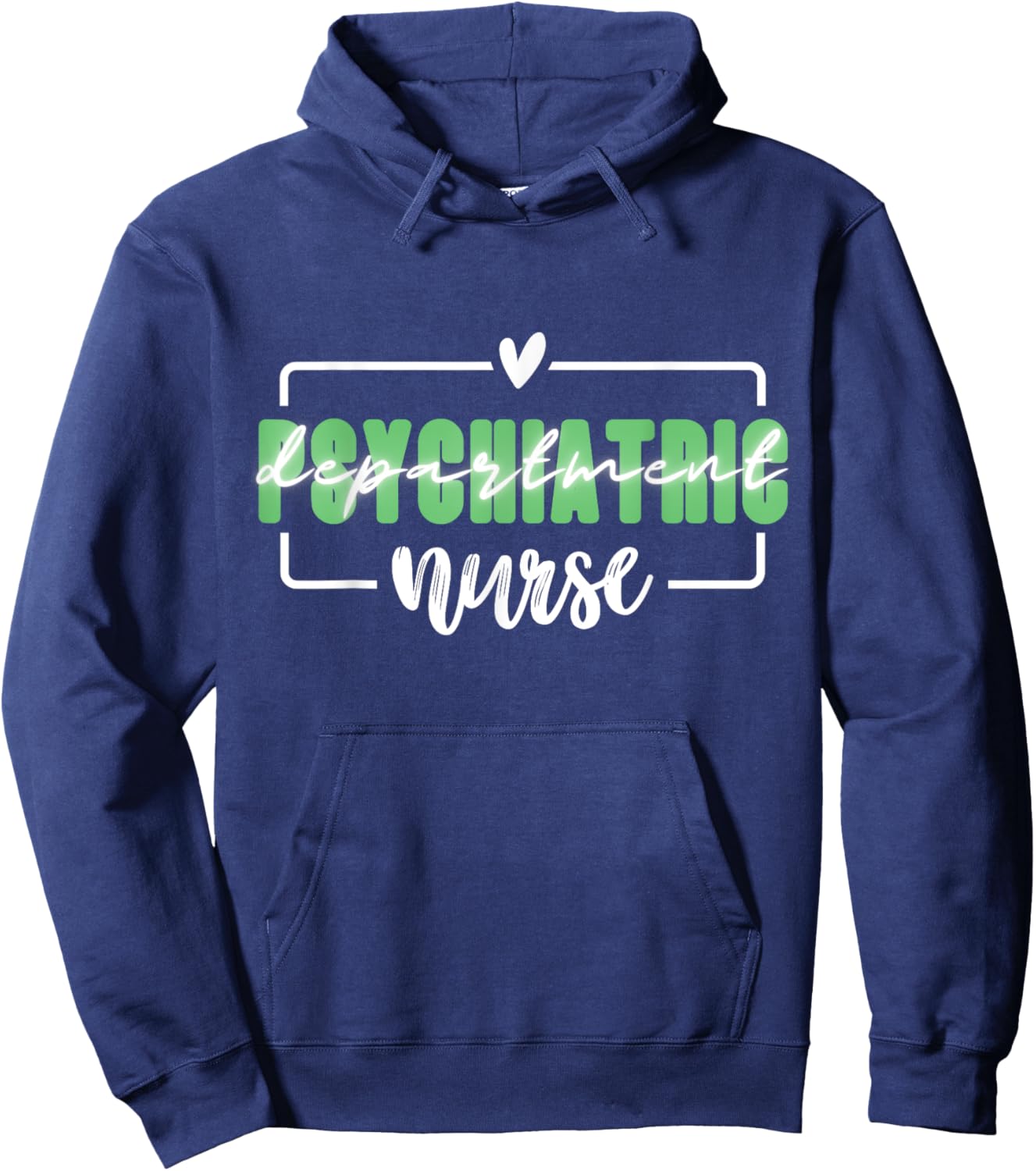 Funny Nurse Psychiatric Mental Health Department Room RN Hoodie - Hoodie | Navy
