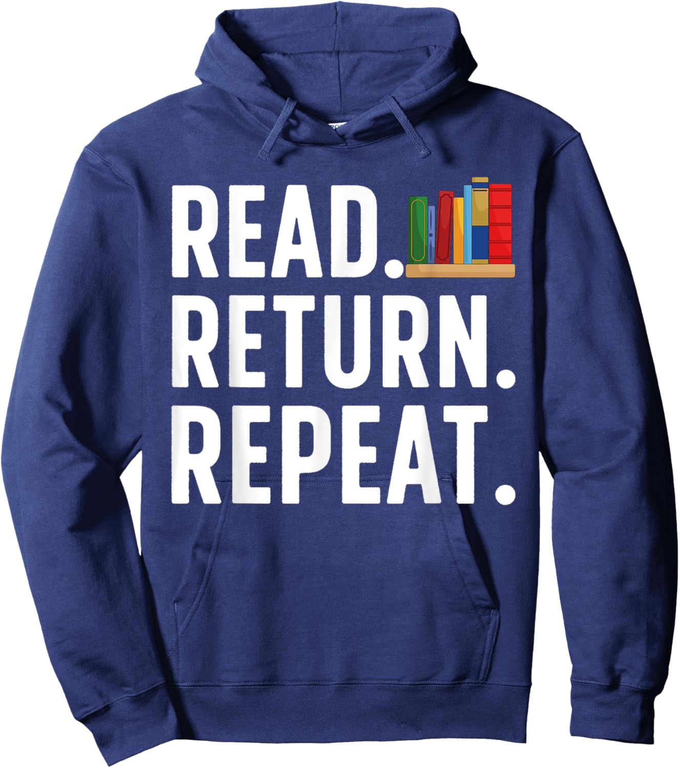 Cool Librarian Art Women Bookaholic School Library Hoodie - Hoodie | Navy