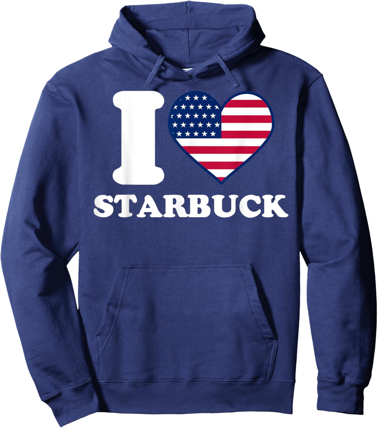 I Love Starbuck I Heart Starbuck Hoodie - Hoodie | Navy