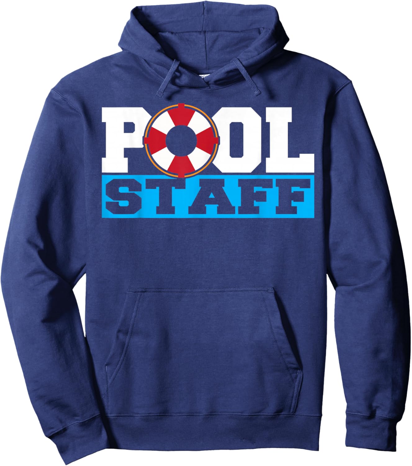 Pool Staff Kids Life Guard Boys Men Swimming Pool Hoodie - Hoodie | Navy