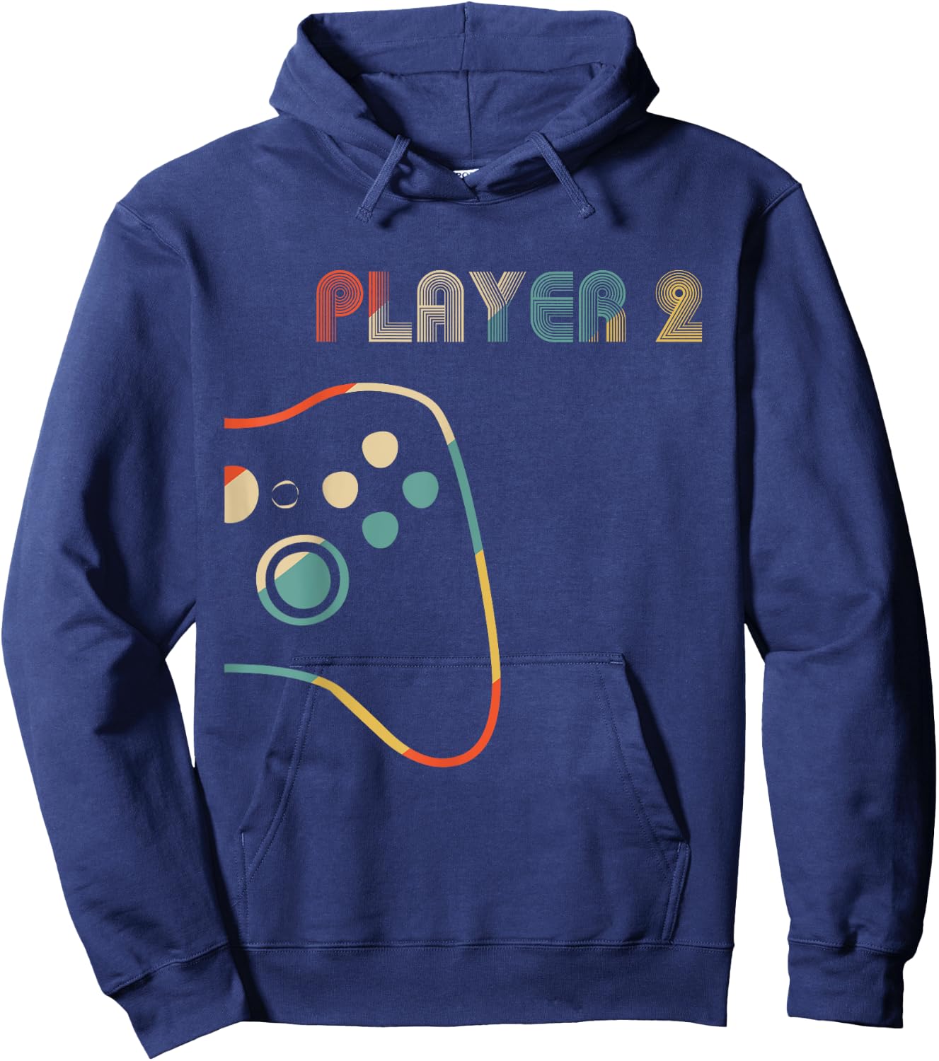 Matching Gamer Couple Player 1 Player 2 Hoodie - Hoodie | Navy