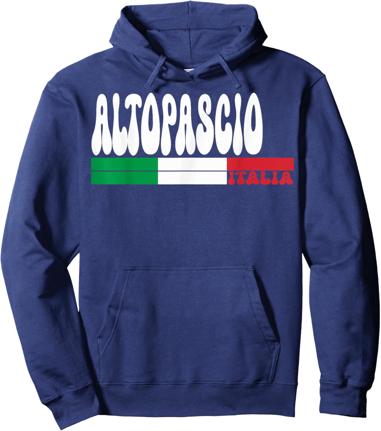 ALTOPASCIO City Italia Vintage Italy Flag for Travel Lovers Hoodie - Hoodie | Navy