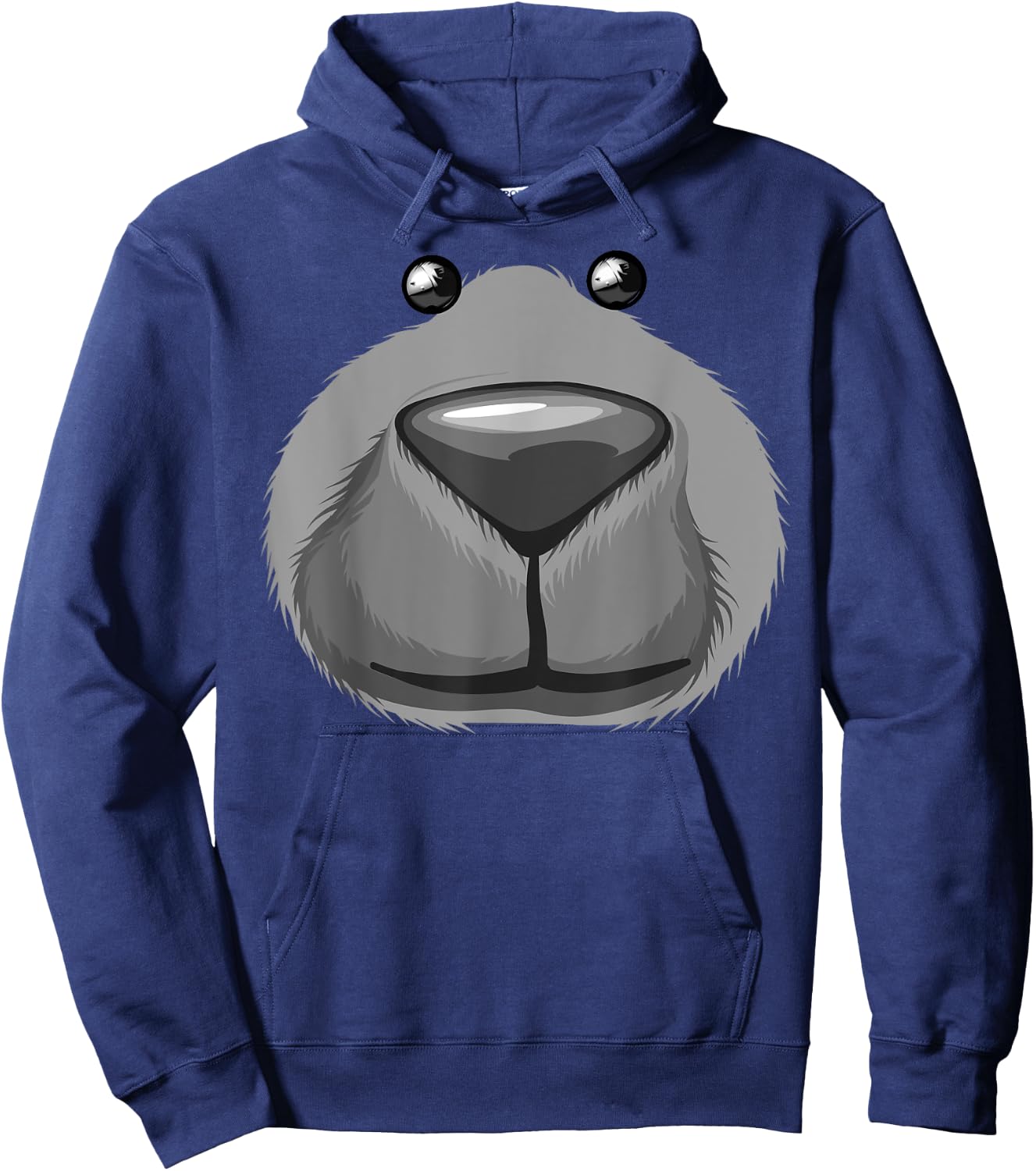 Cute Bear Face Costume Funny Halloween Teddy DIY Gift Hoodie - Hoodie | Navy