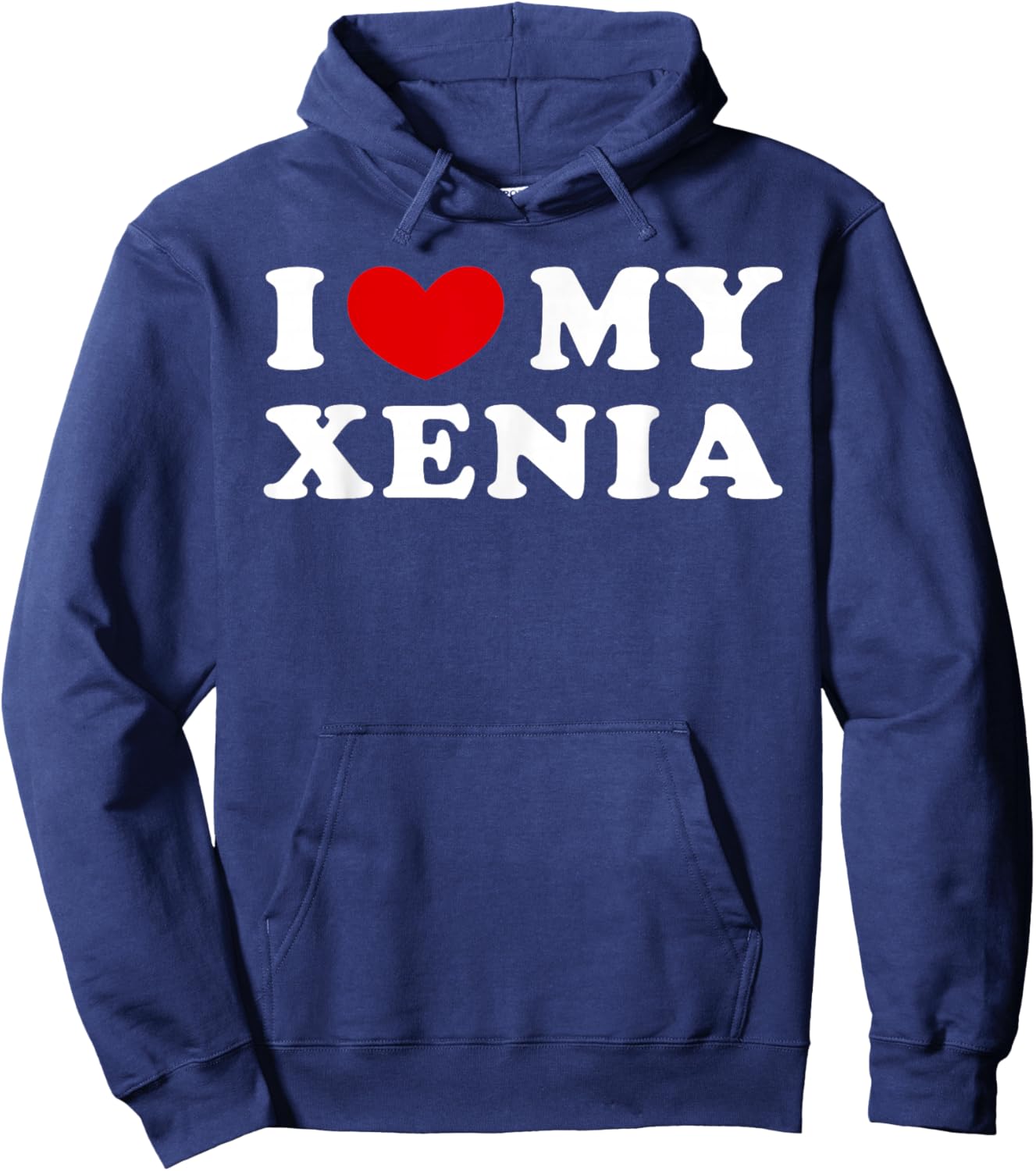 I Love My Xenia, Ich Liebe Meine Xenia Hoodie - Hoodie | Navy