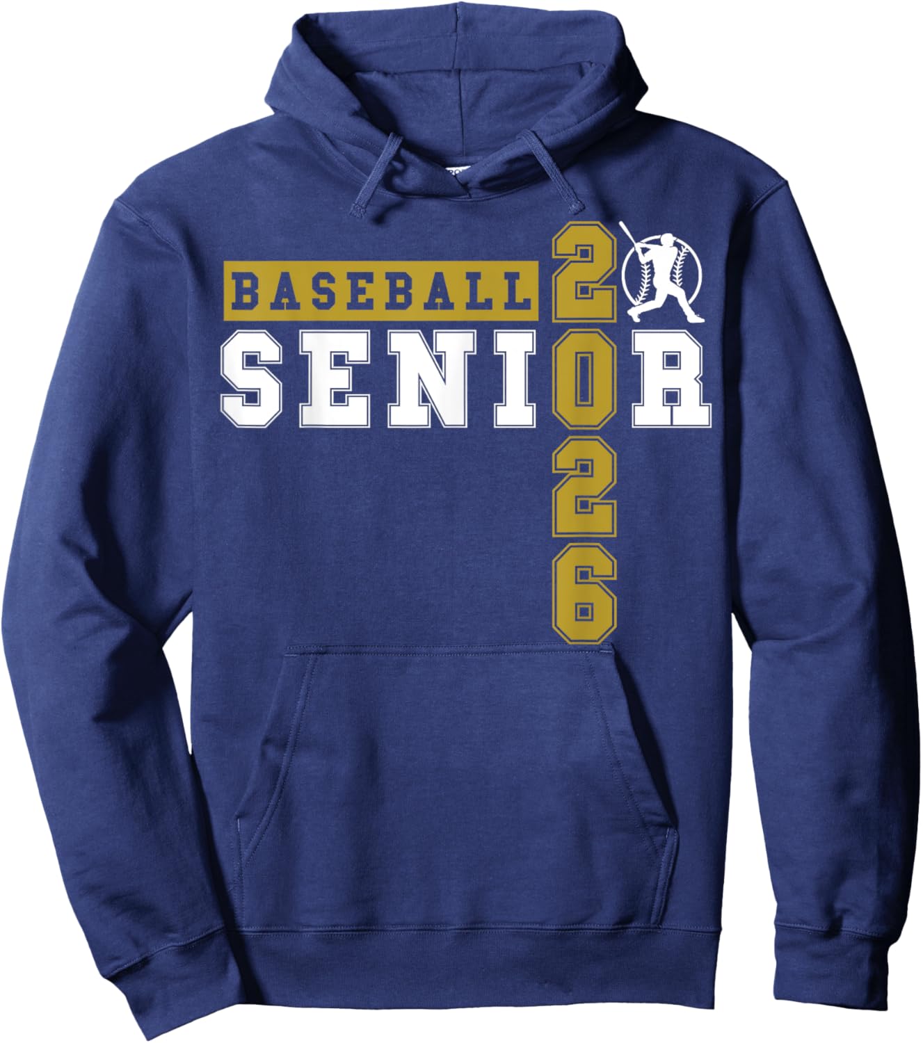 Baseball Senior Night Baseball Senior 2026 Graduation 27 Hoodie - Hoodie | Navy