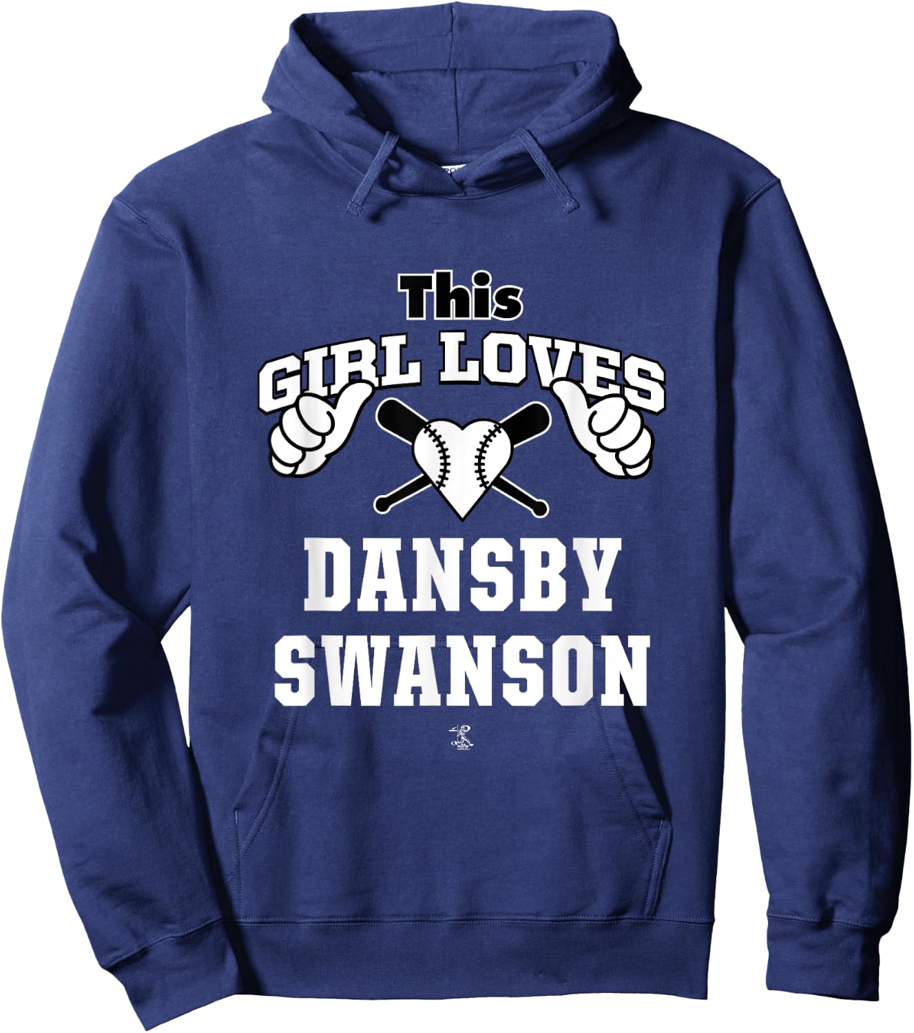 Dansby Swanson This Girl Loves Gameday Hoodie - Hoodie | Navy