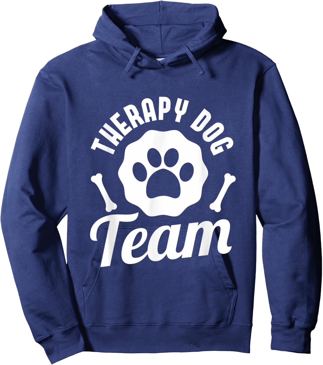 Therapy Dog Team | For Team Visits To School & Library Hoodie - Hoodie | Navy