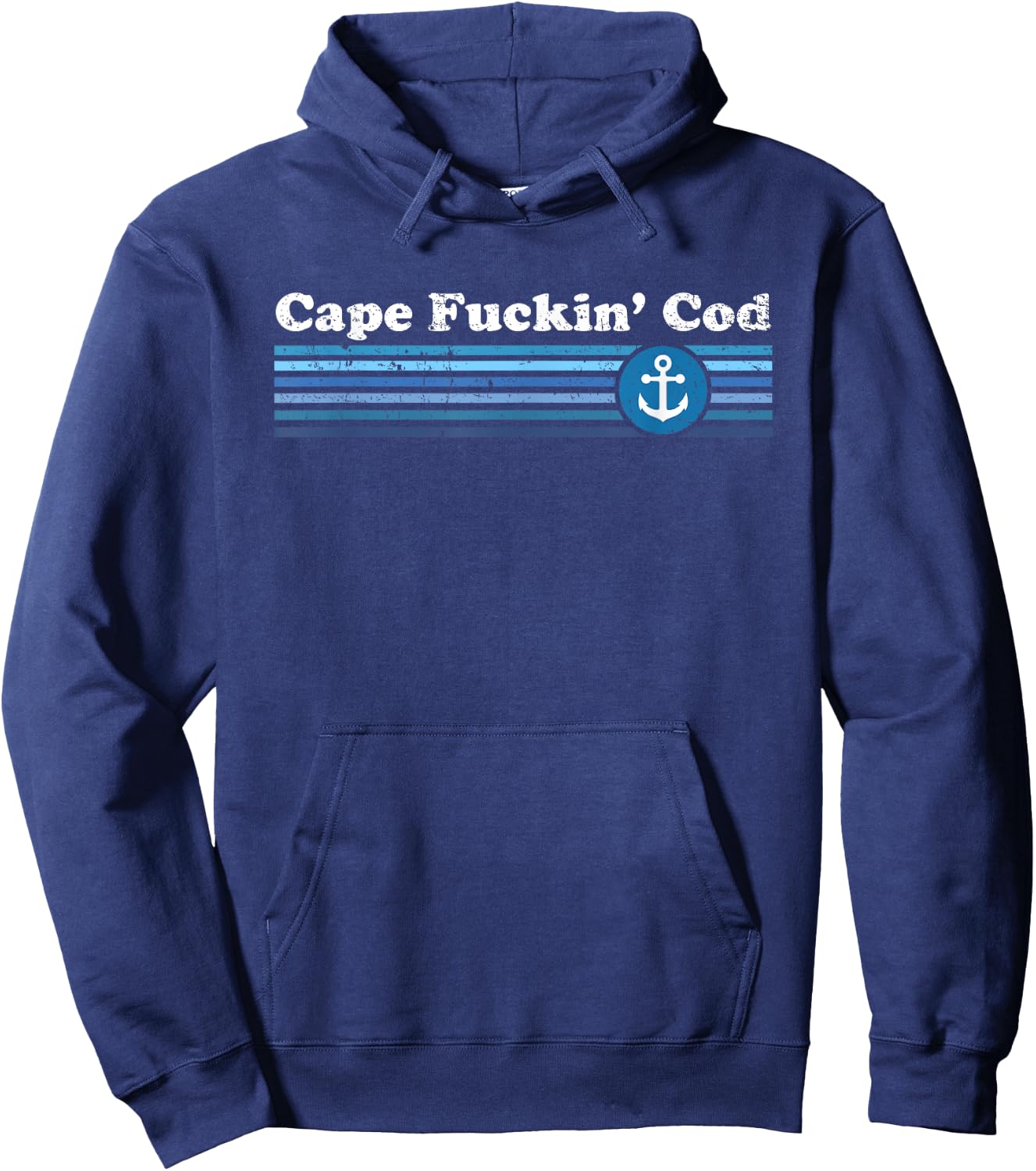 Funny Cape Cod retro vintage throwback t shirt | Gift Hoodie - Hoodie | Navy