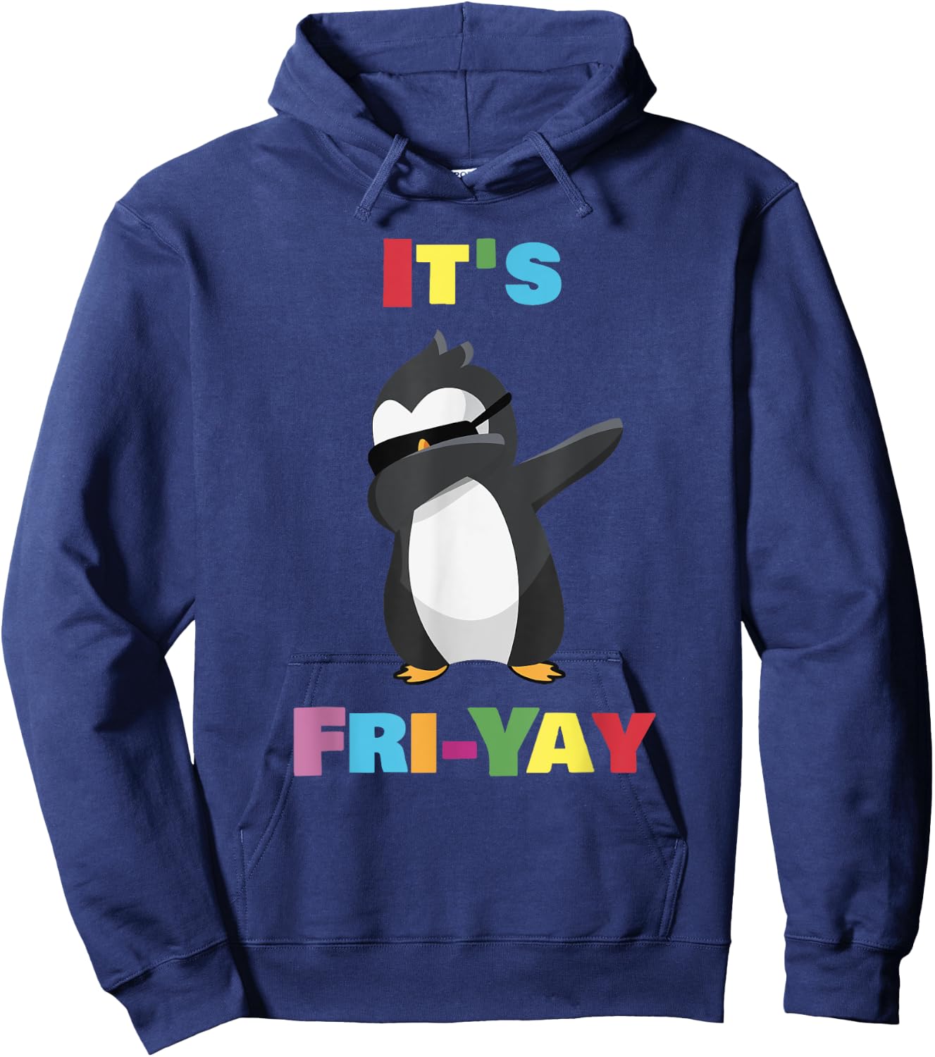 It's Fri-Yay Dabbing Penguin Friday Weekend Teacher, Student Hoodie - Hoodie | Navy