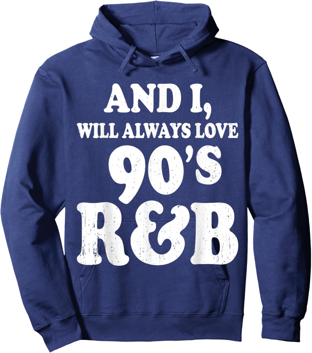 R&B Artist girls Vintage 90 s r and b graphic Hoodie - Hoodie | Navy