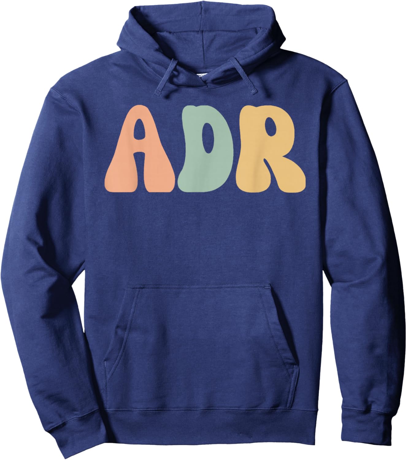 ADR Aint Doin Right Doctor of Veterinary Medicine Vet Tech V Hoodie - Hoodie | Navy