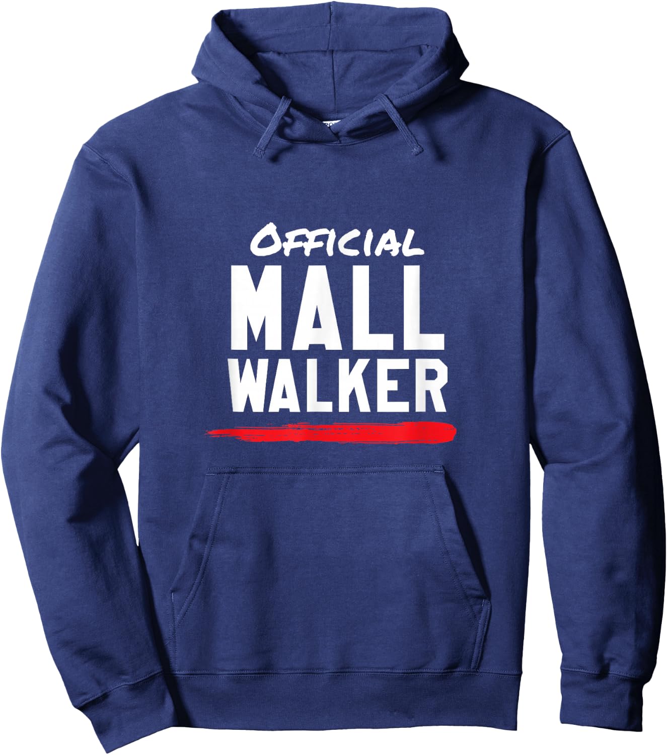Mall Walker Workout Walking Athletic Sporty Style Hoodie - Hoodie | Navy