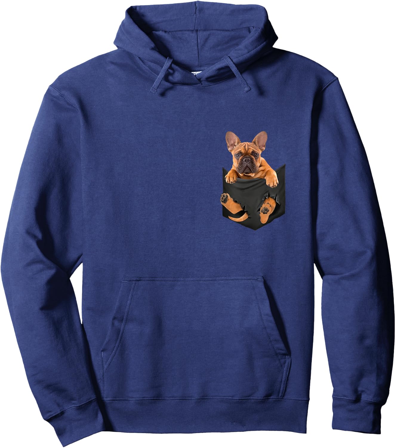 Dog Lovers Gifts French Bulldog In Bag Hoodie - Hoodie | Navy