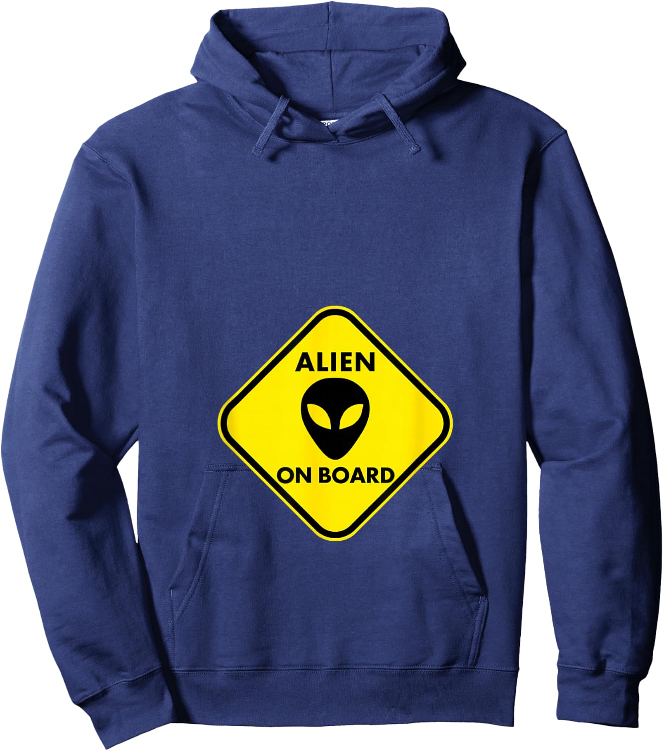 Pregnancy - Alien on Board Hoodie - Hoodie | Navy