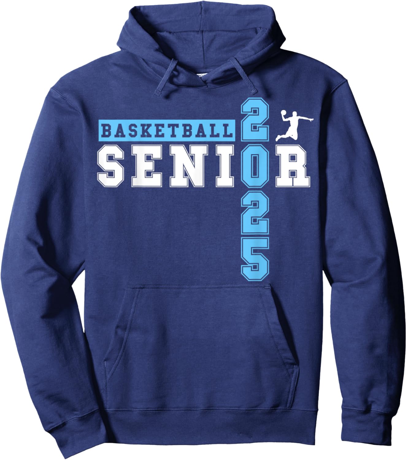 Basketball Senior Night Basketball Senior 2025 Graduation 40 Hoodie - Hoodie | Navy