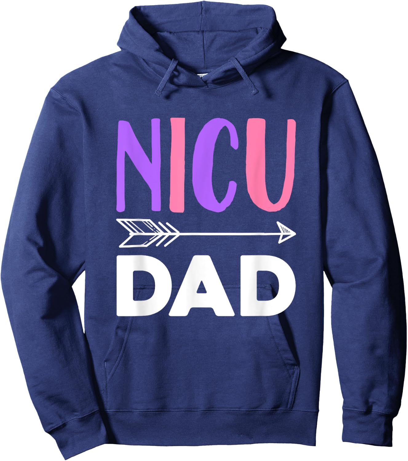 NICU Dad Hoodie - Hoodie | Navy