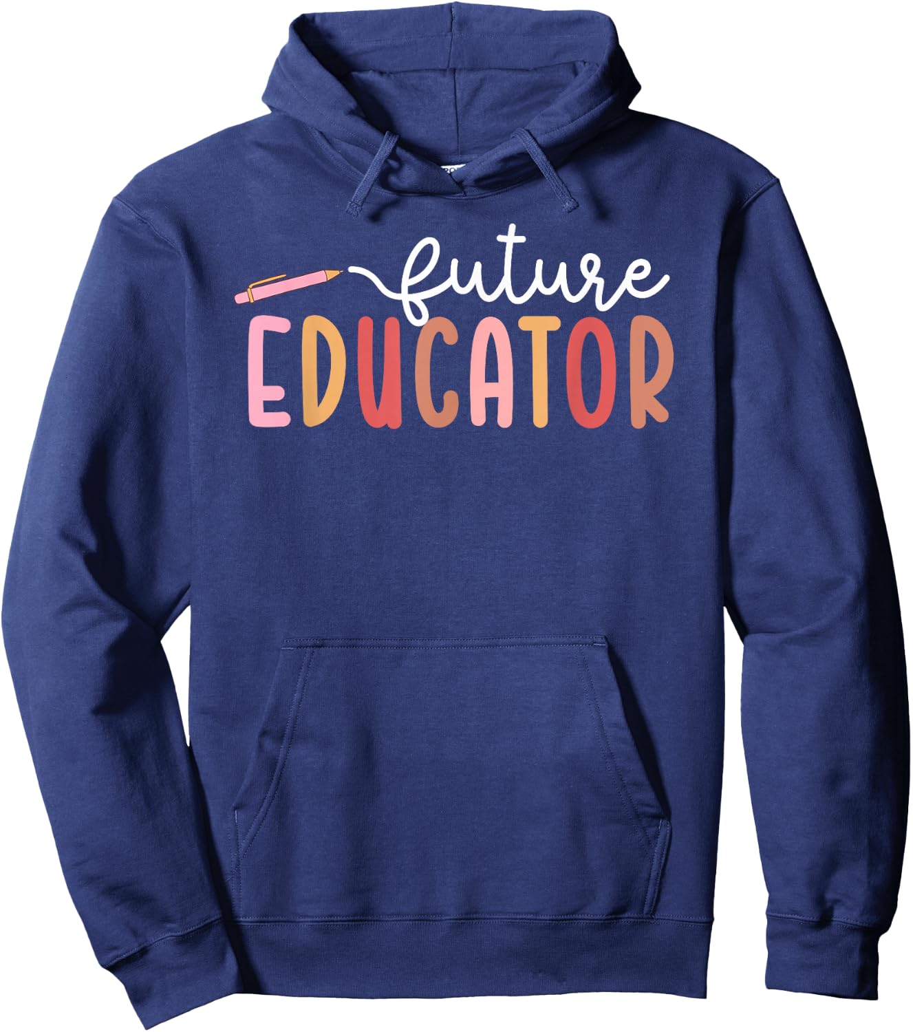 Future Educator Future Teacher in Progress Student Teacher Hoodie - Hoodie | Navy