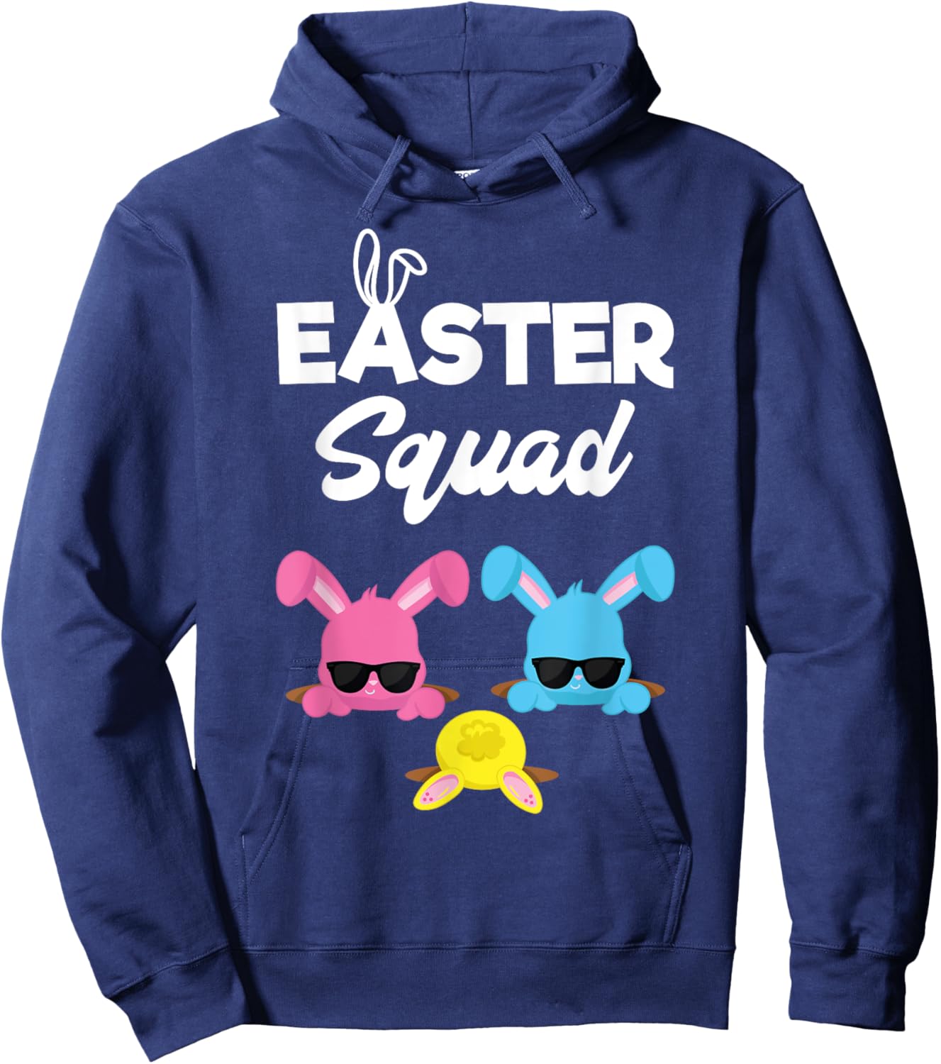 Easter Squad Shirt Family Matching Easter Outfit Egg Hunting Hoodie - Hoodie | Navy