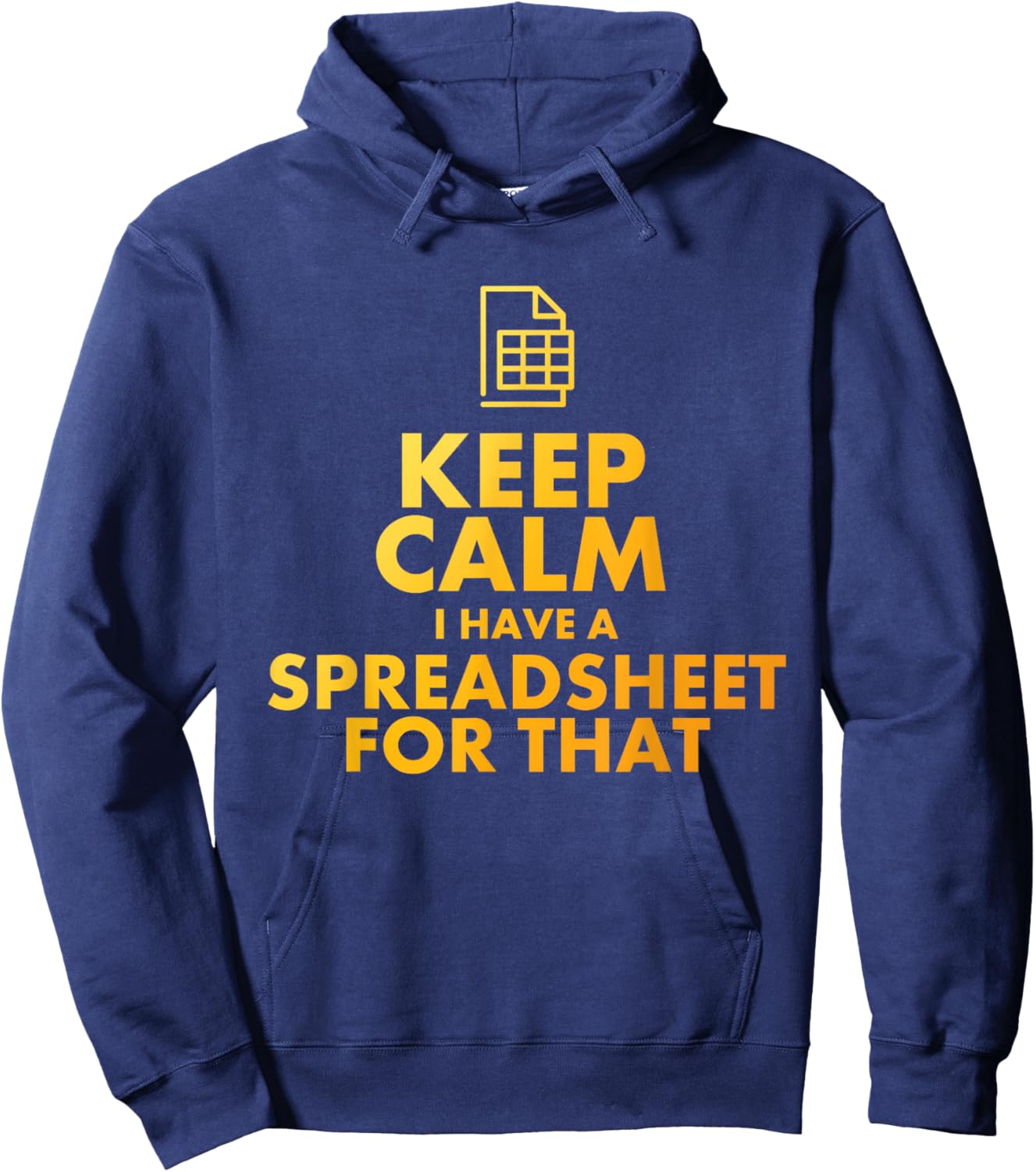 Best Accountant Design Women Accounting Spreadsheet Hoodie - Hoodie | Navy