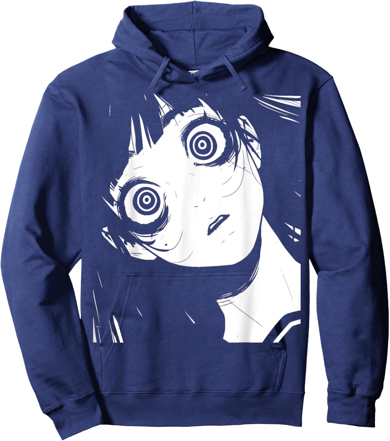 Horror Anime Manga | Japan Japanese Creepy Kawaii Goth Hoodie - Hoodie | Navy