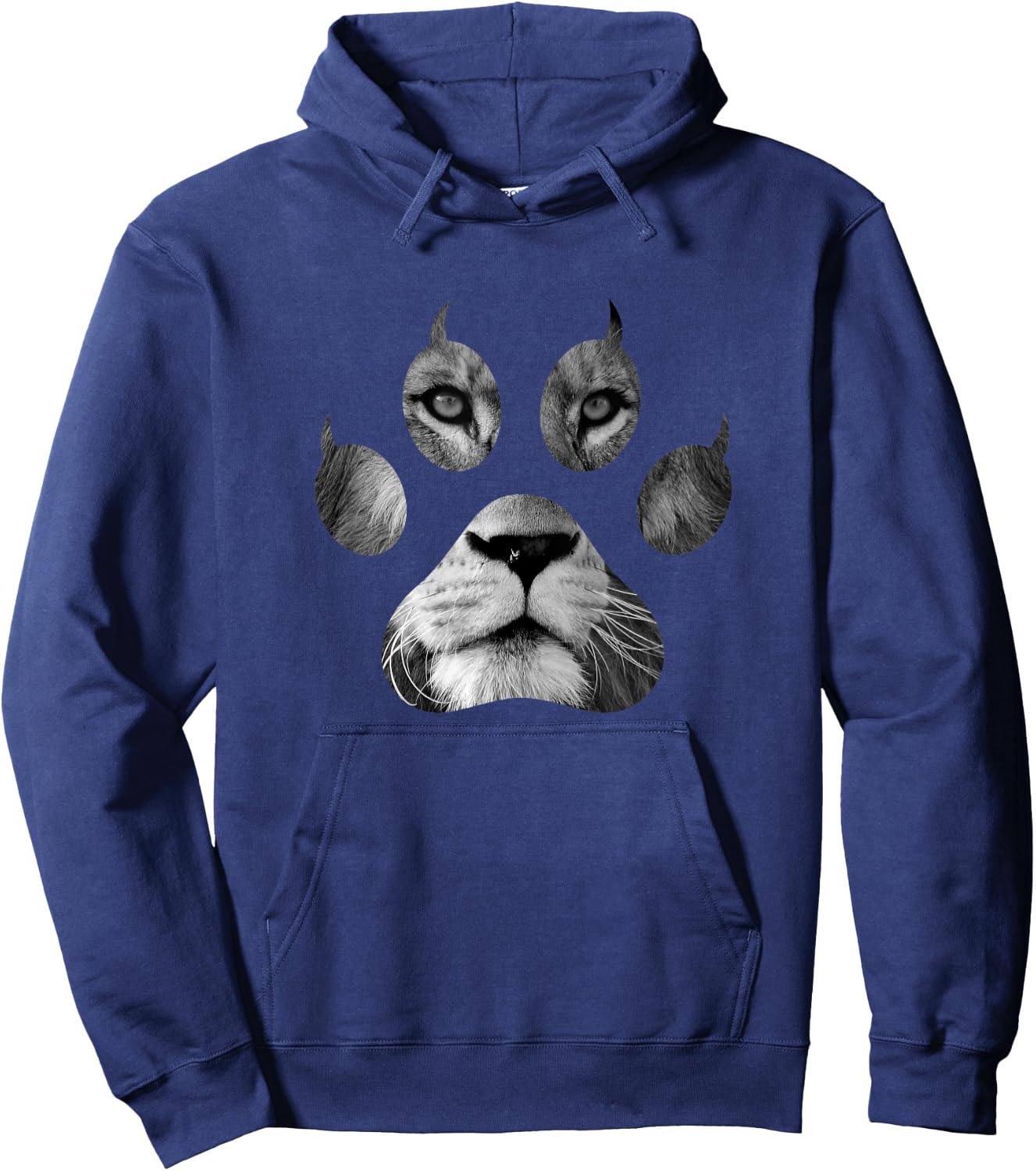 Lion Paw Shirt Lion Lover Shirts Animal Shirts Lion Gift Hoodie - Hoodie | Navy