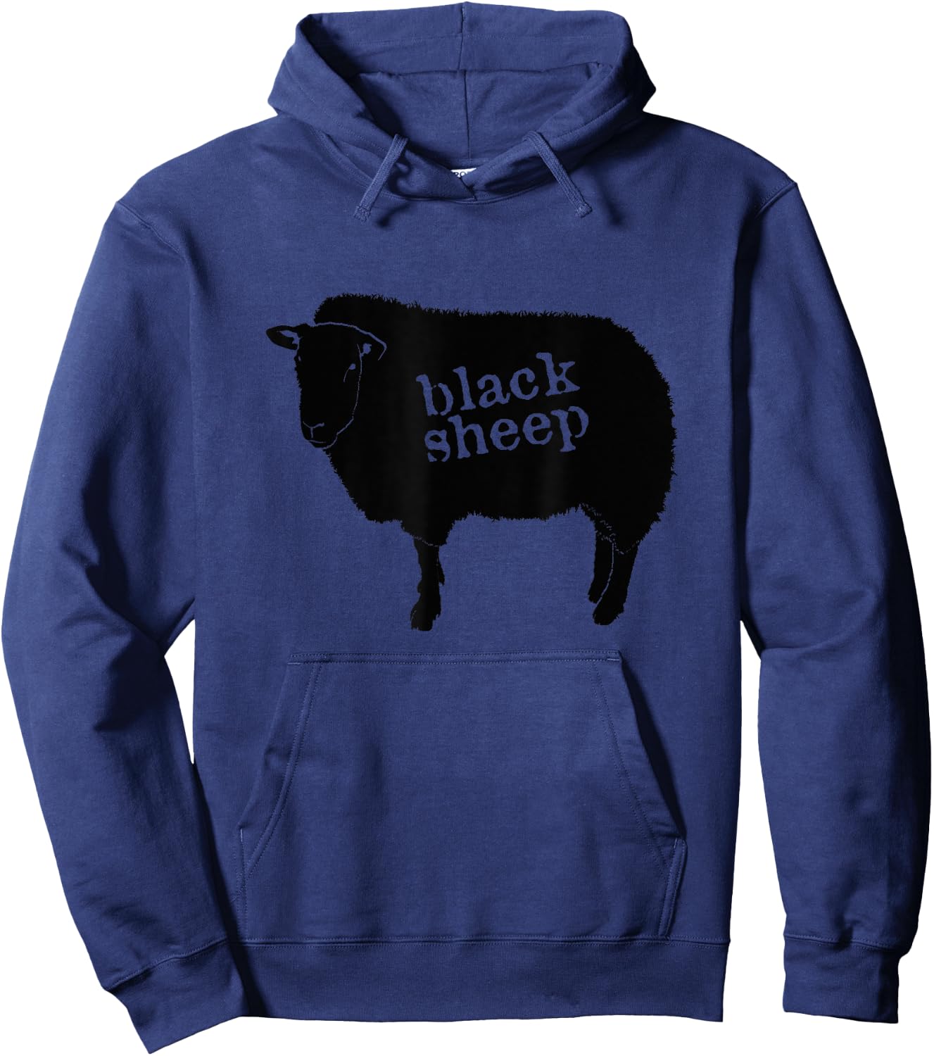 Black Sheep Misfit Outcast Rebel Hoodie - Hoodie | Navy