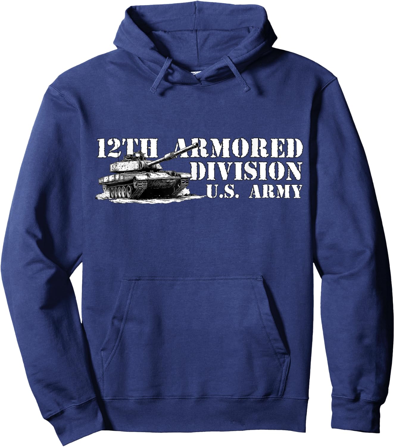 12th Armored Division Hellcat Division Retro Veterans Day Men Women Kids Hoodie - Hoodie | Navy