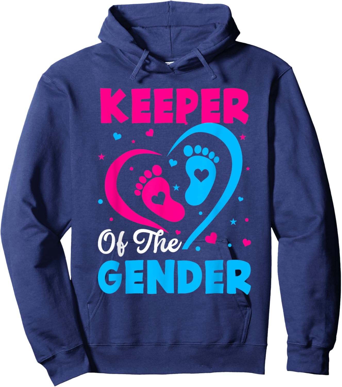 Keeper of the Gender Baby Reveal Hoodie - Hoodie | Navy