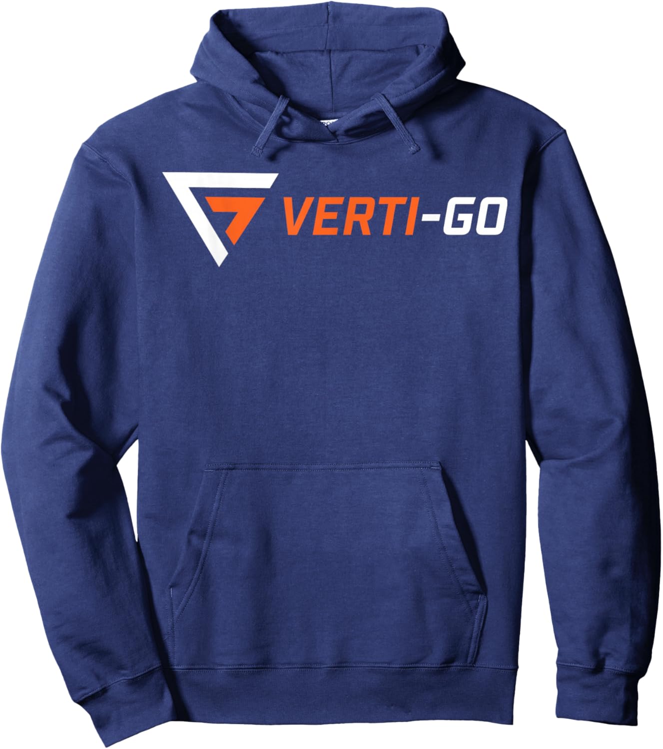 Verti-Go Orange White Hoodie - Hoodie | Navy