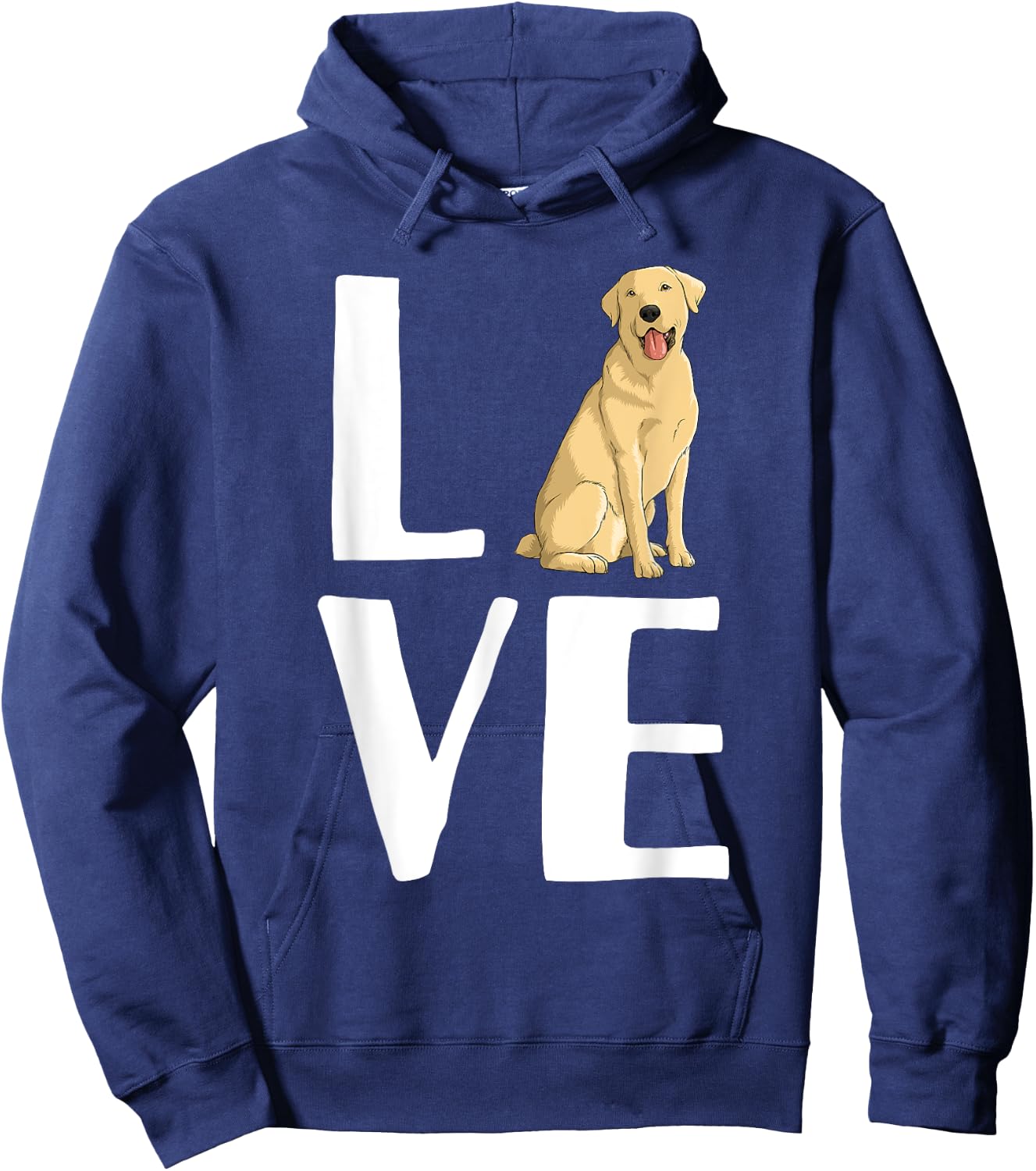 Cool Labrador Women Yellow Lab Dog Lab Retriever Hoodie - Hoodie | Navy
