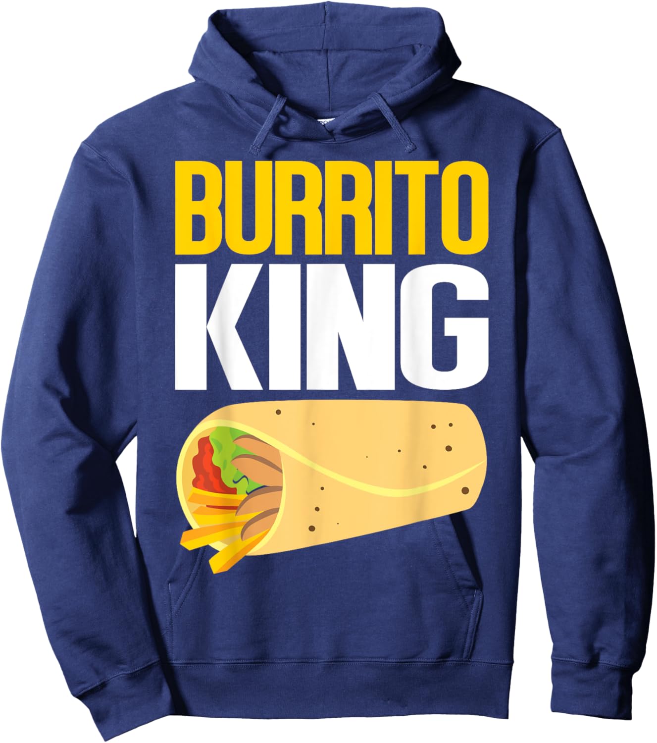 Burrito King Burrito Hoodie - Hoodie | Navy