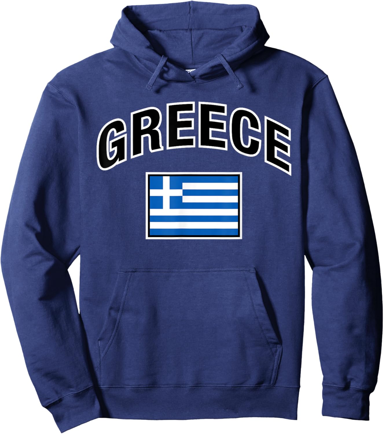 Greece Flag Proud Greek Hoodie - Hoodie | Navy