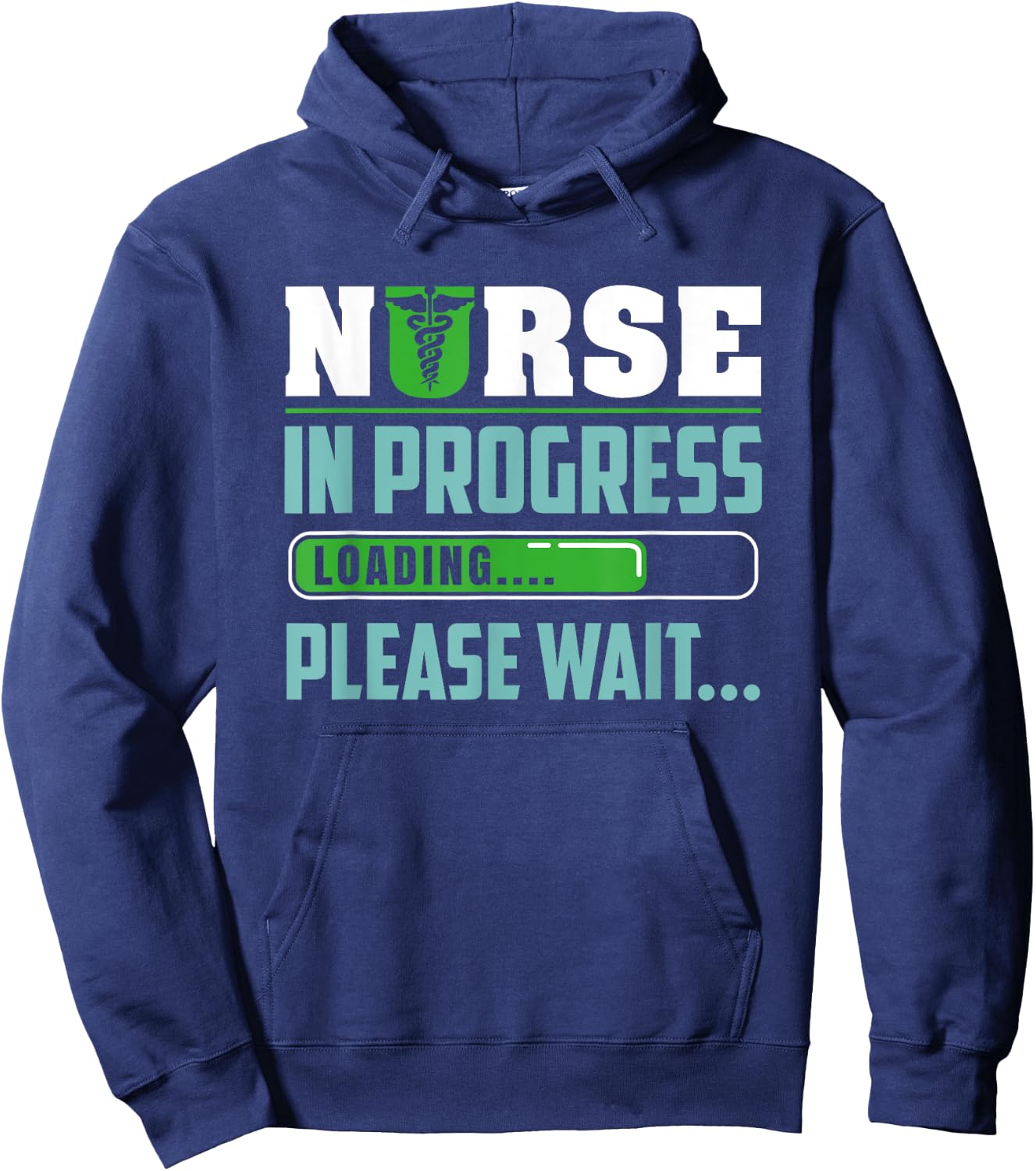 Cute Nursing Student Humor | Funny Future Nurse Saying Hoodie - Hoodie | Navy