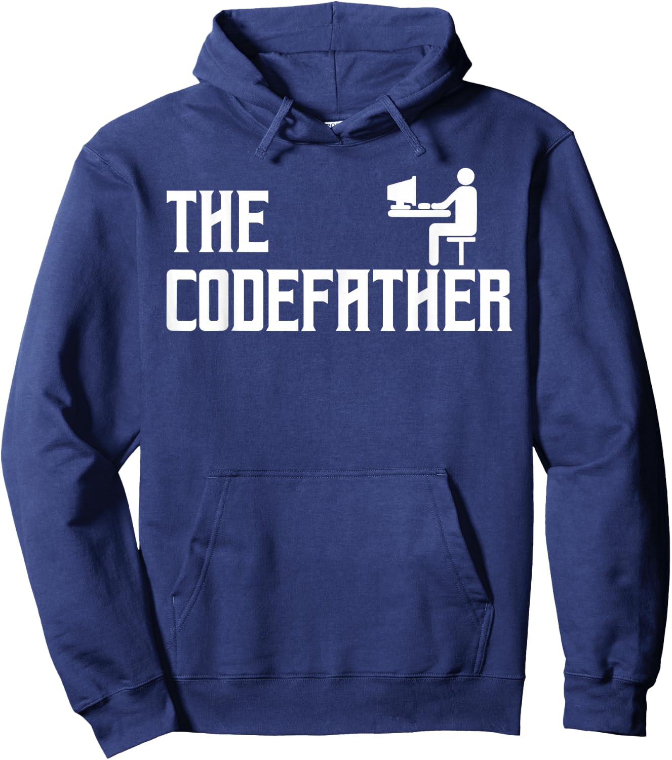 The Codefather Coding Coder Developer Computer Freak Gift Hoodie - Hoodie | Navy