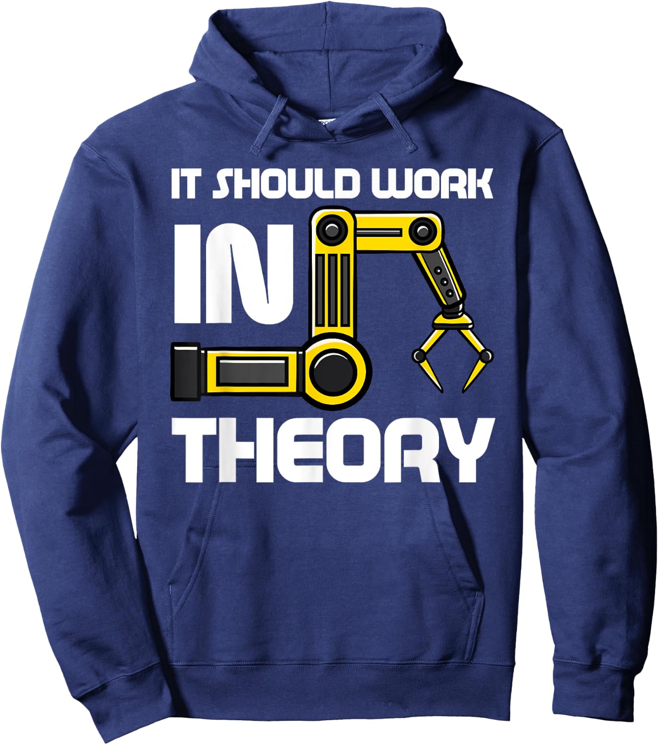 Robotics Engineer Robot Lover Roboticist Engineering Science Hoodie - Hoodie | Navy