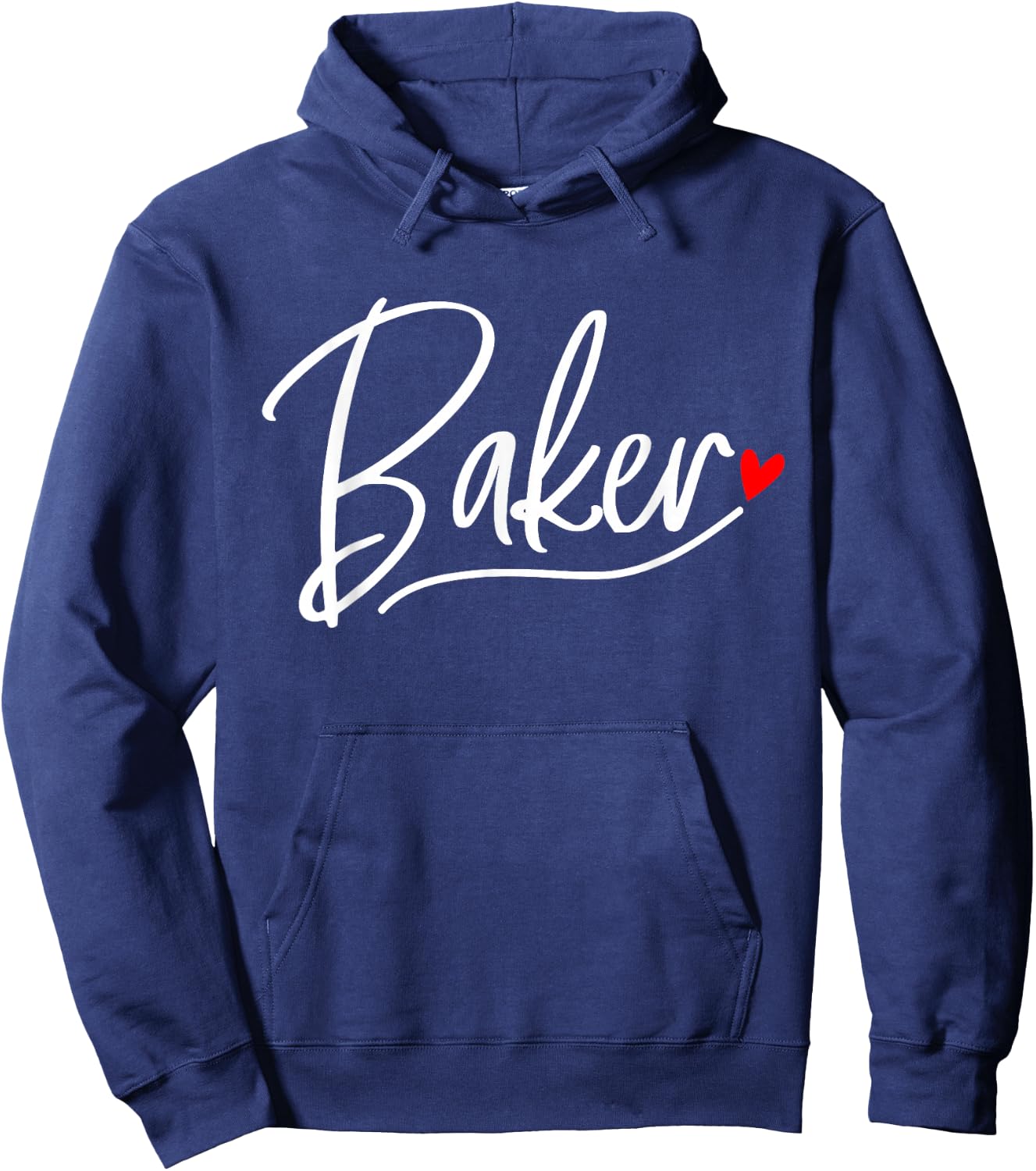 Baker Baking Heart Gift Hoodie - Hoodie | Navy