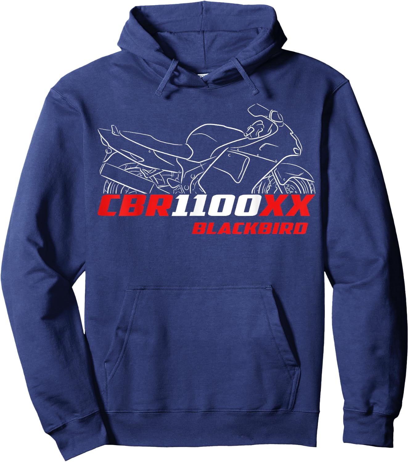 CBR1100XX Blackbird 1996–2007 for Riders, Motorcycle Hoodie - Hoodie | Navy
