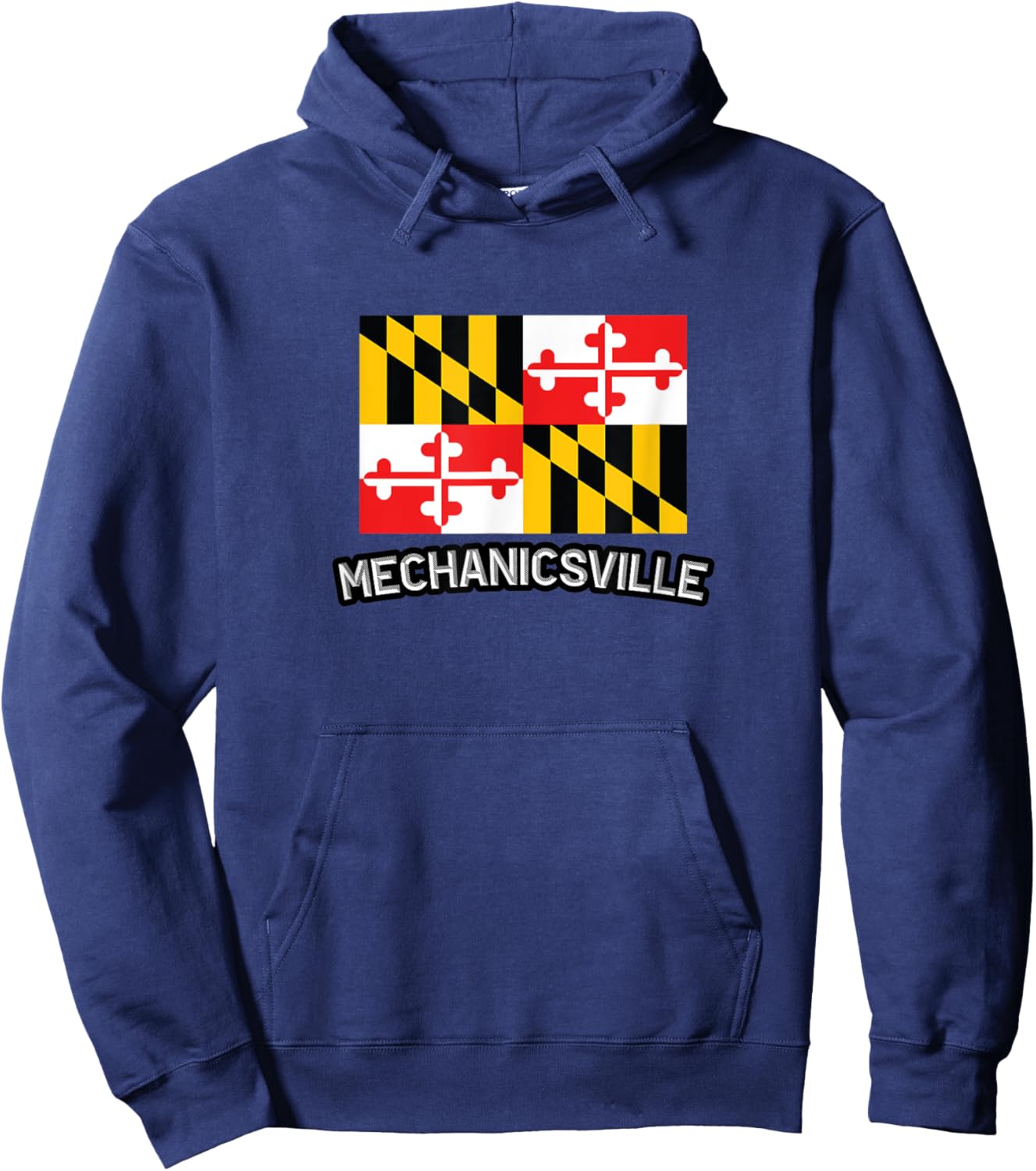 Mechanicsville, Maryland | MD City State USA - Cute Souvenir Hoodie - Hoodie | Navy
