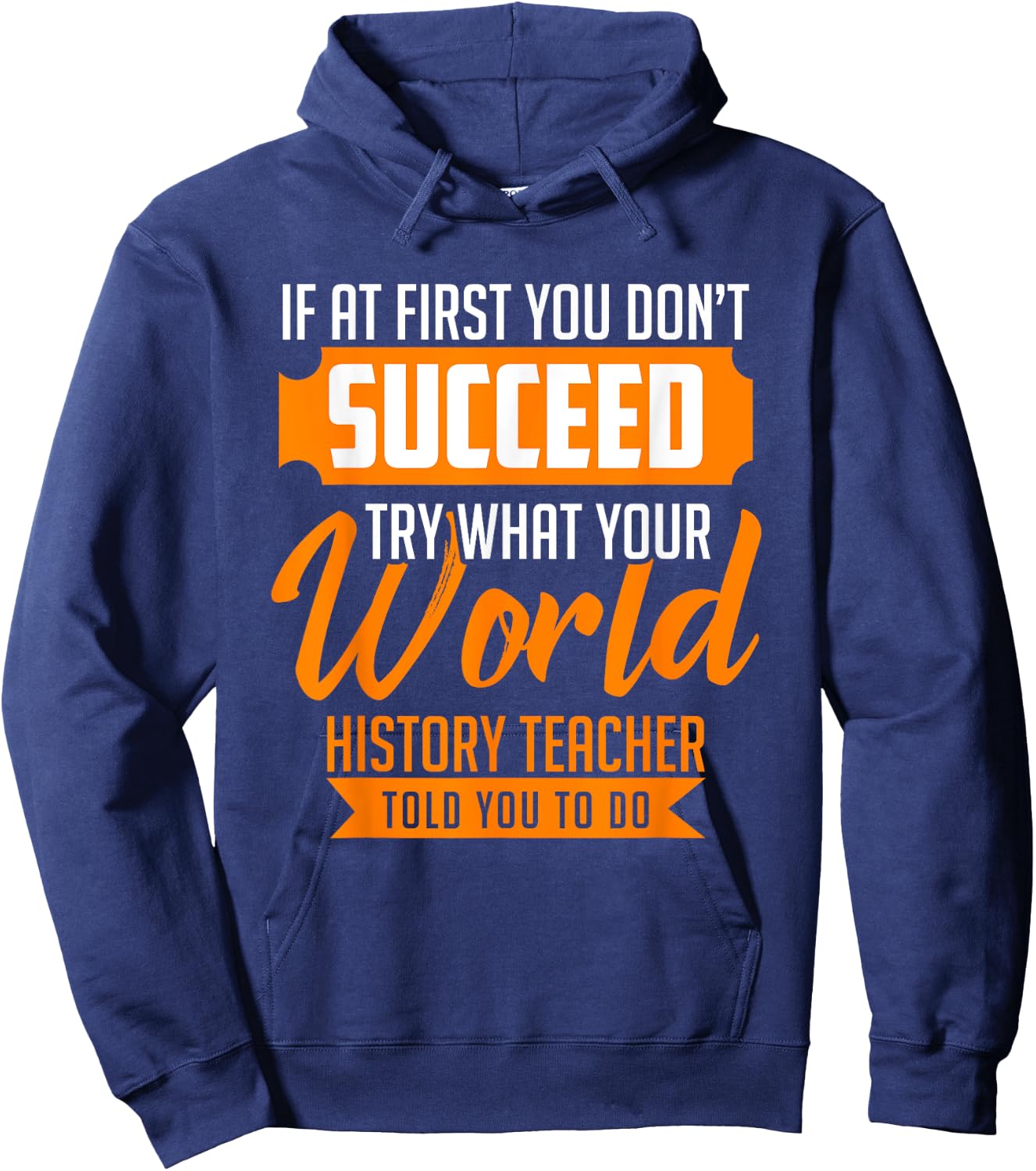 History Professor Student Teacher Gift World History Hoodie - Hoodie | Navy